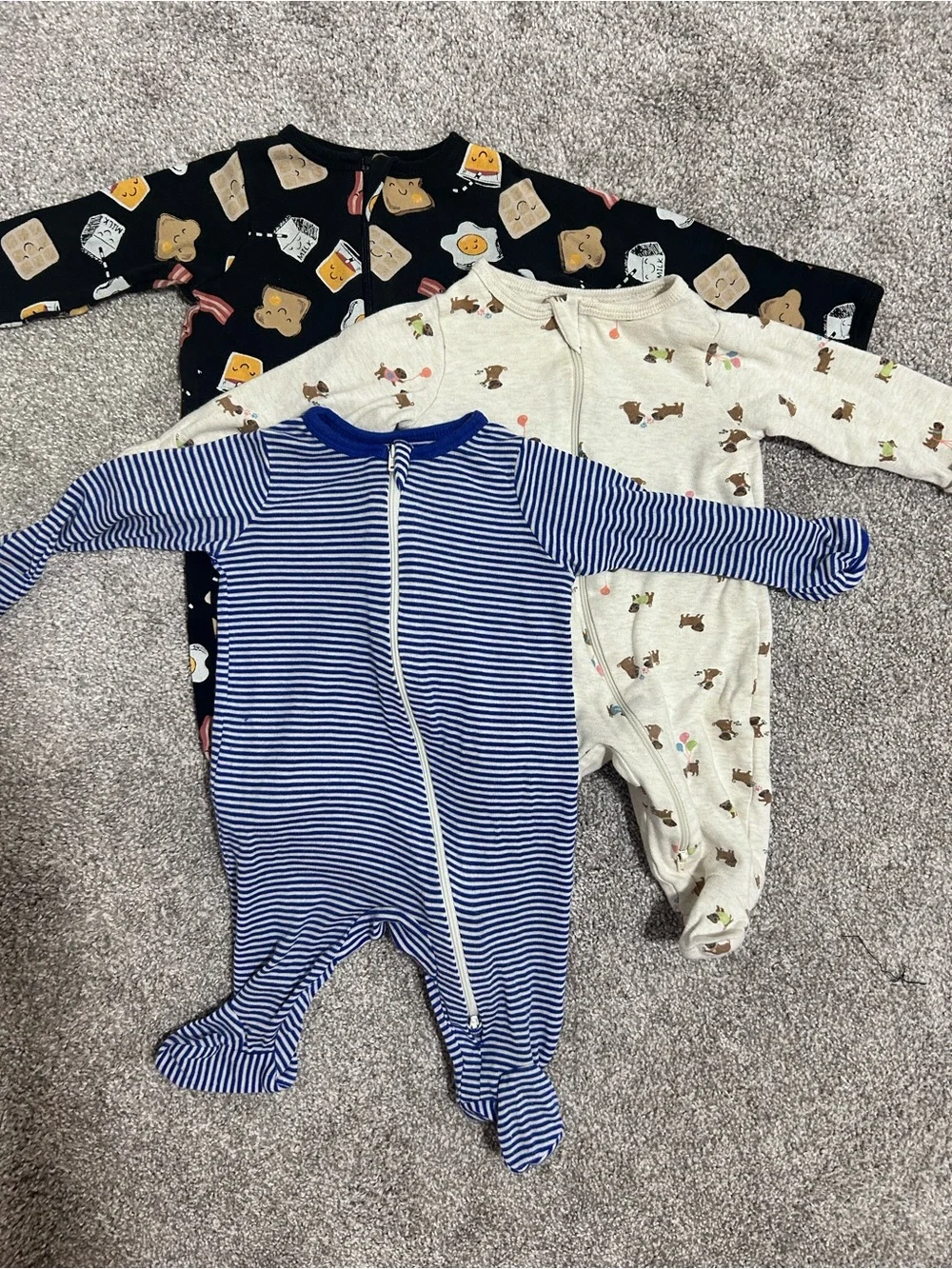 wonder nation Footed One-Piece Set of 3